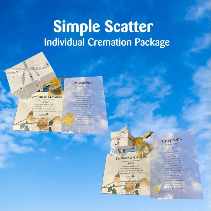 Simple Scatter Individual Cremation Package