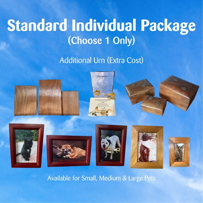 Standard Individual Pet Cremation Package