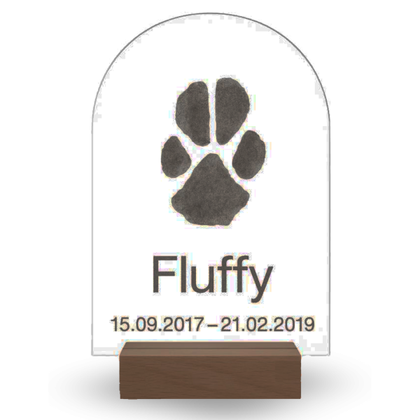 Engraved Memorial Stand